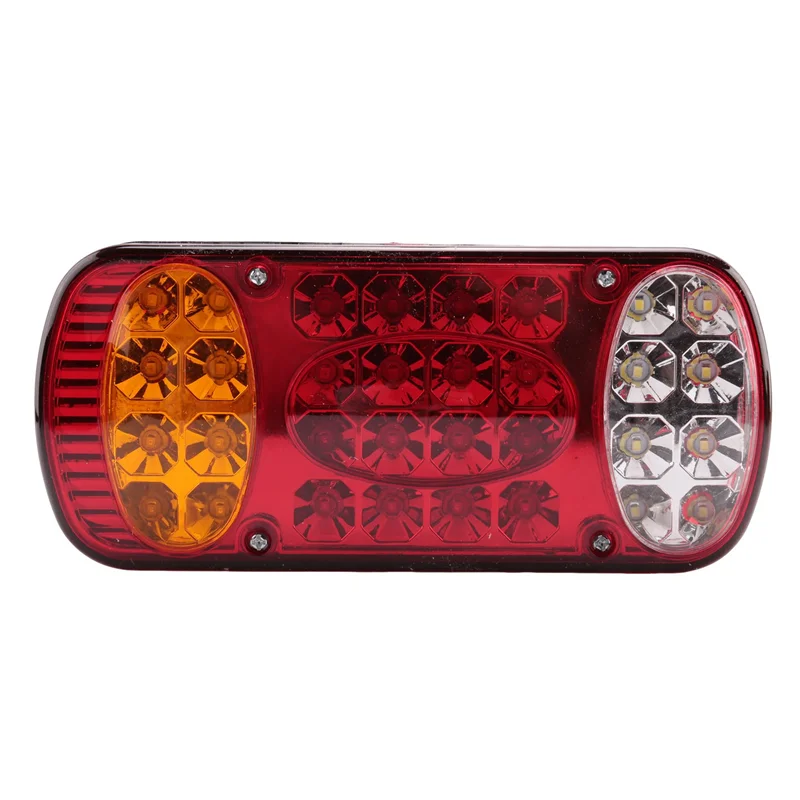 موثوقة-12 فولت 32 LED سيارة شاحنة الذيل ضوء الخلفية وقف أضواء الفرامل إشارة مؤشر الضوء الخلفي لشاحنة مقطورة شاحنة فان UTE #2