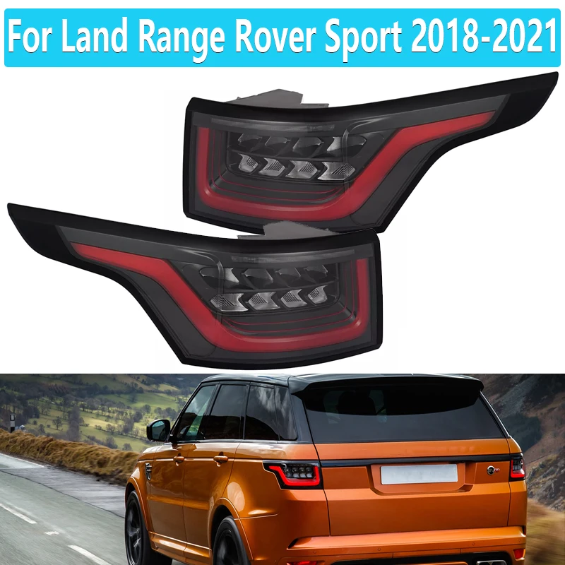 LED Tail Light For Land Rover Range Rover Sport 2018 2019 2020 2021 Car Rear Bumper Tail Light Brake Light Turn Signal Lamp