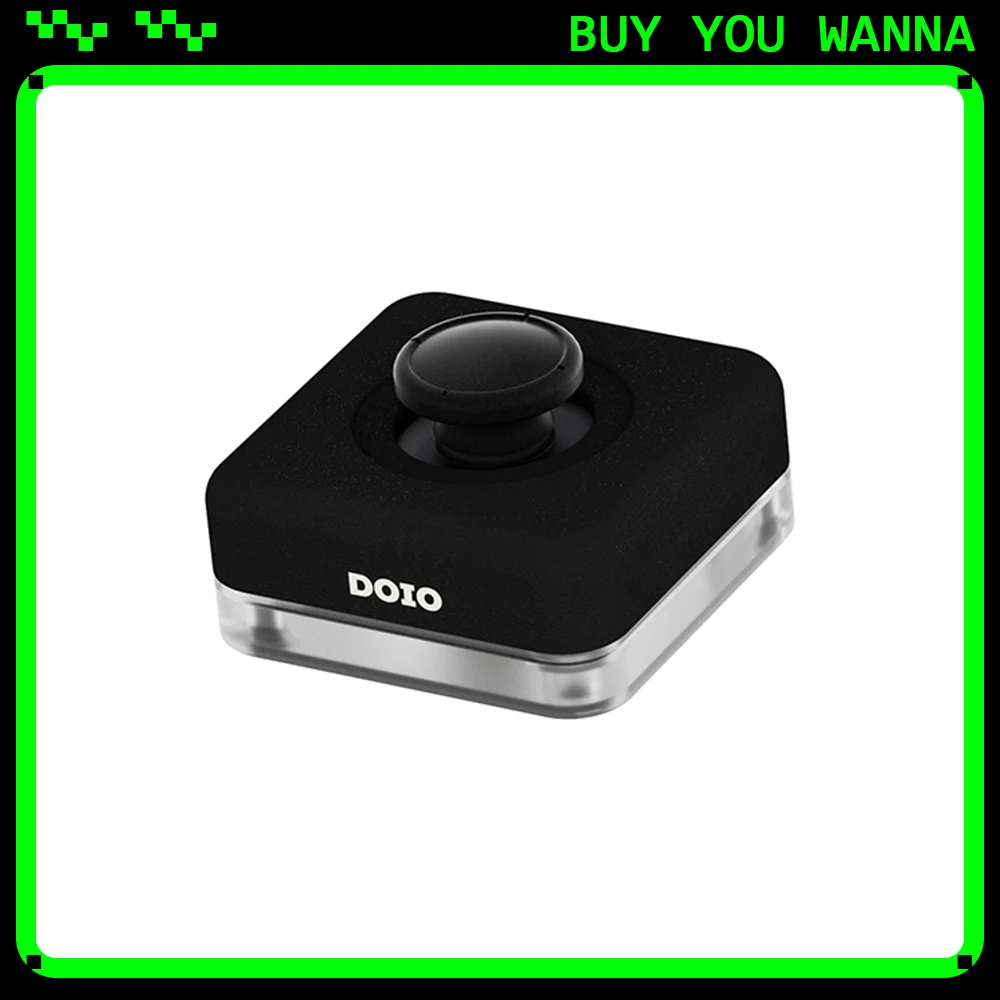 DOIO KB01-07 Mini Keyboard Desktop Computer Rocker Power Button Aluminum Alloy External Desktop Power Switch Gifts