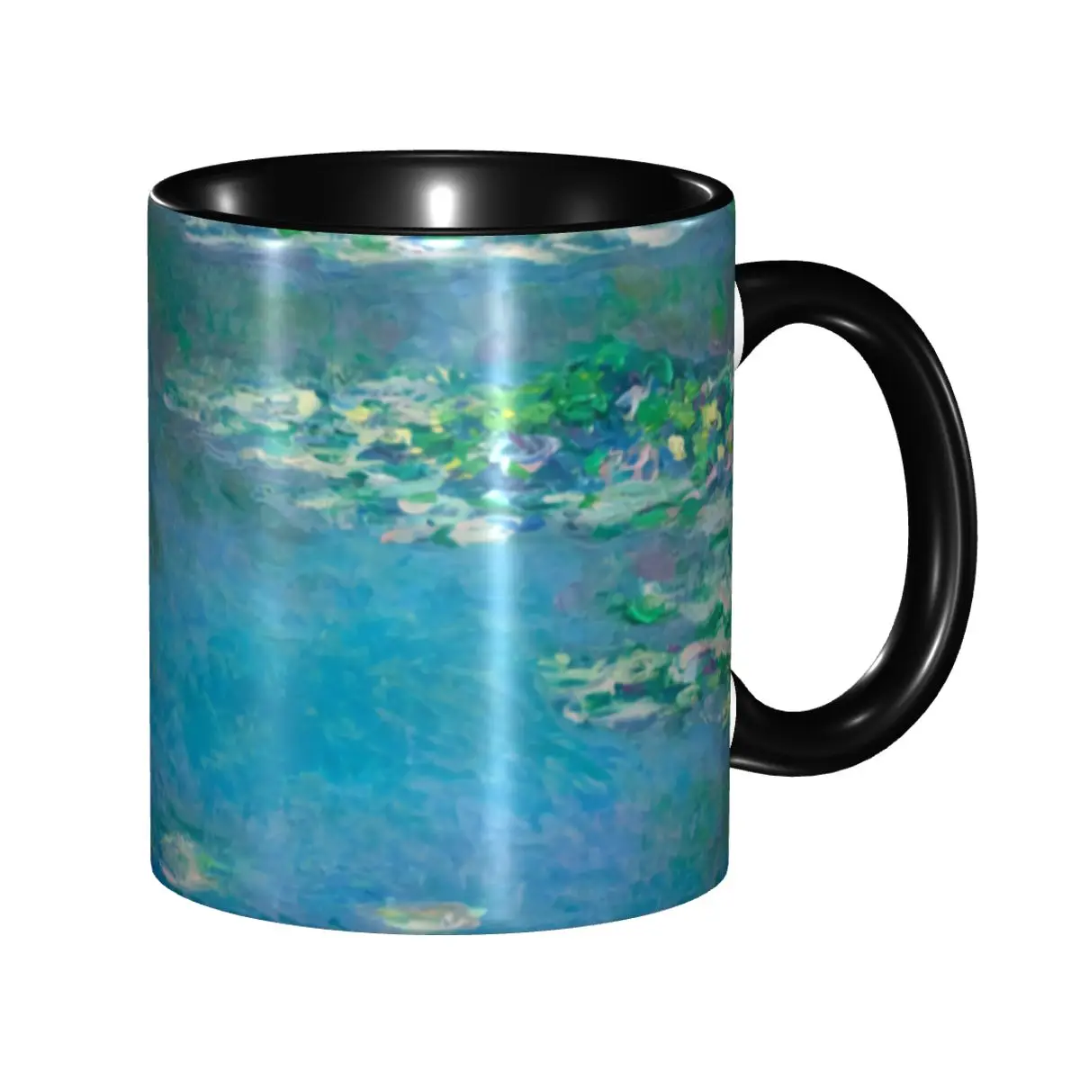 

Custom Water Lilies By Claude Monet Coffee Mugs DIY Art French Painting Ceramic Tea Milk Cup