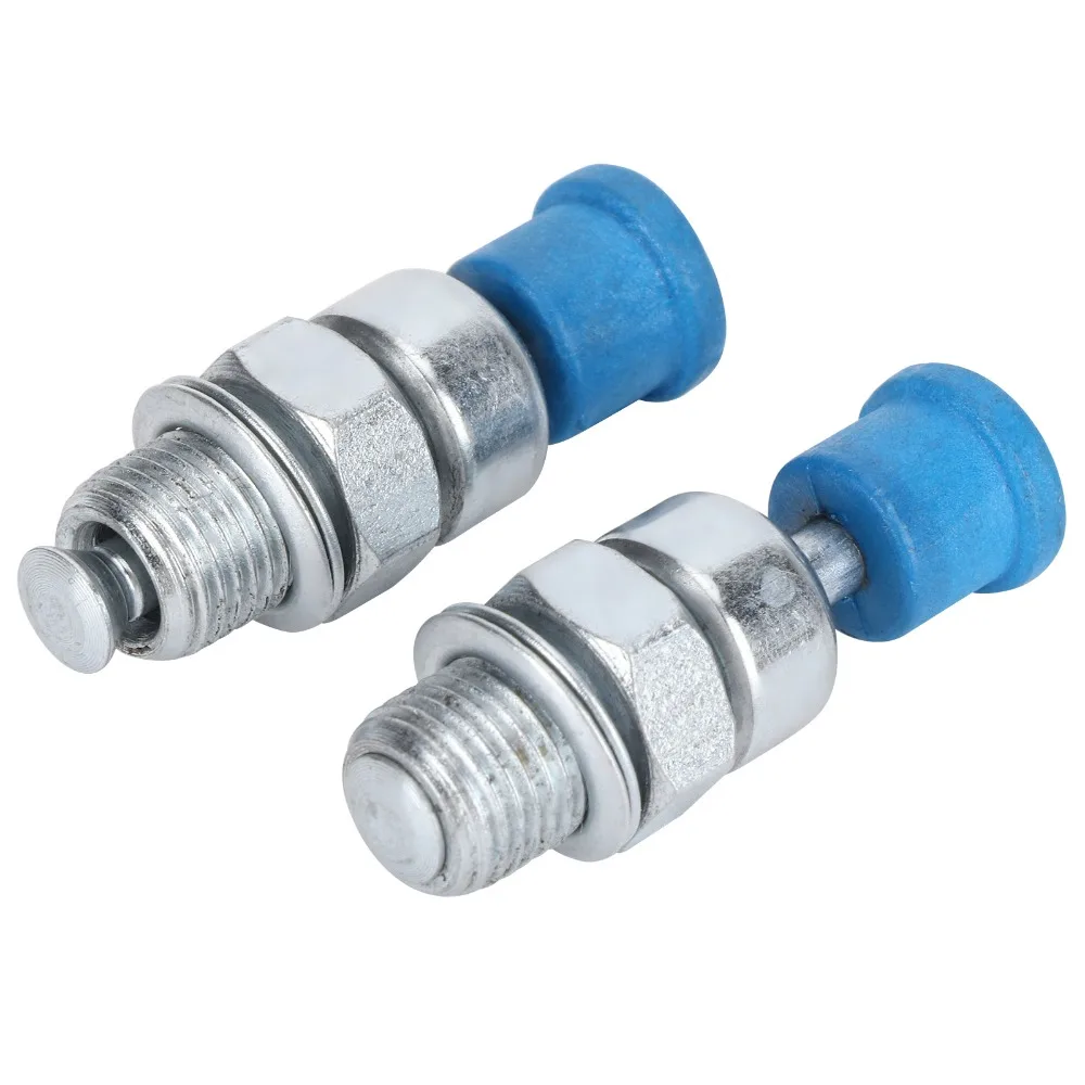 2PCS Steel Decompression Valve Silver Easy to Install Decompression Valve Replacement Compact for Husqvarna 362 371 365 372XP
