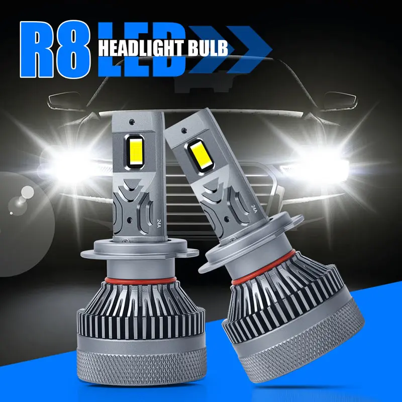 

H7 H11 Led Headlight Bulb Canbus 130W 20000LM 9006 9005 Bulb 6000K Super Bright Turbo Plug and Play Car Motorcycle Head Lamp 12V