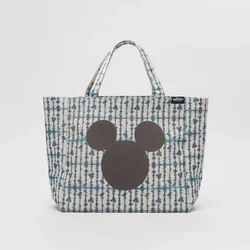 Disney new bag girl Mickey Mouse canvas bag printing portable shopping bag fashion shoulder bag