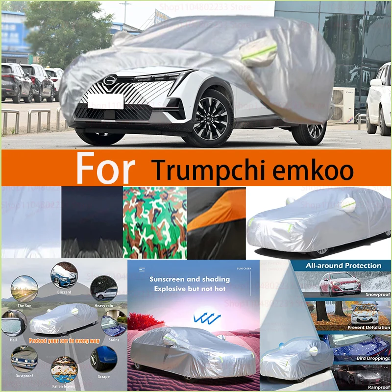 

Car Cover SUV Outdoor Sun Shade Anti-UV Snow Rain Ice Resistant Cover Dustproof For Trumpchi Emkoo