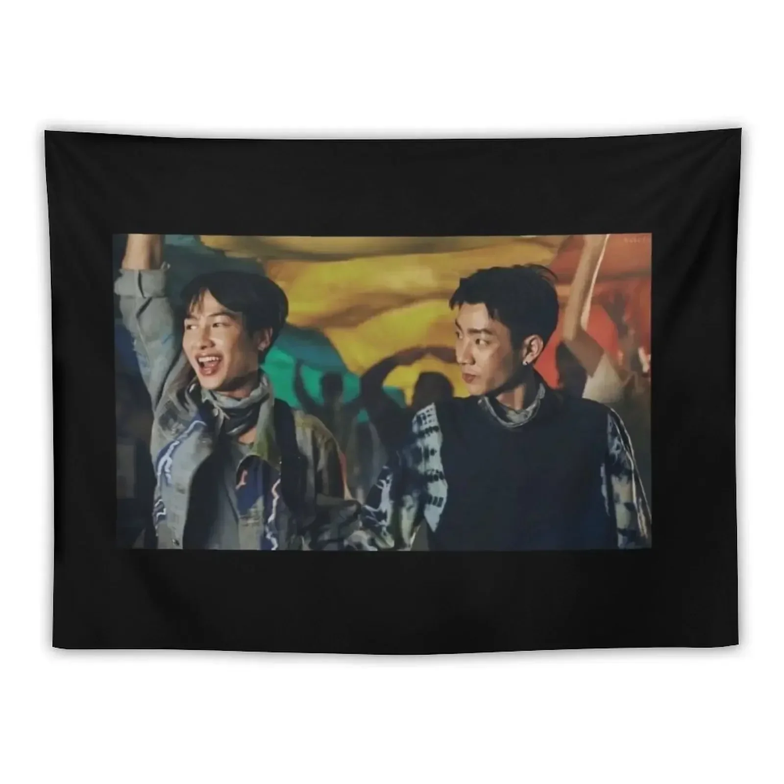 

SeanWhite pride flag- OffGun Tapestry Bed Room Decoration Bedroom Decor Decoration For Home Tapestry
