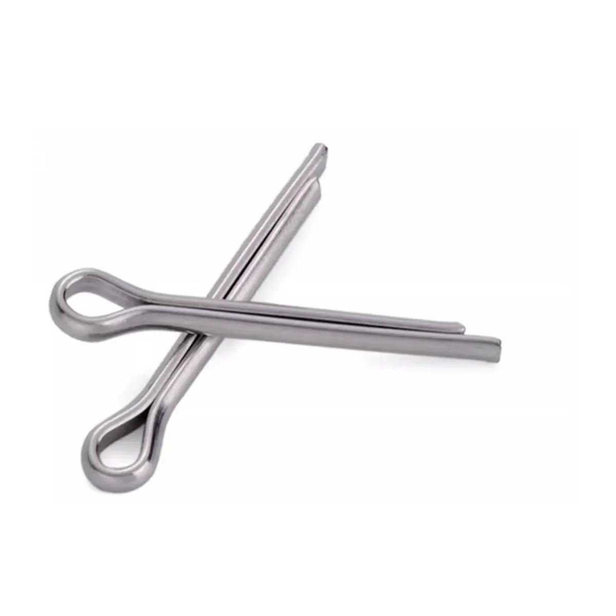 Aço inoxidável em forma de U Pin, Split Pin, grampo de cabelo, GB91, M1.5M2.5M3M4M5M6M8M, 304 Aço Inoxidável