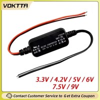 DC-DC Buck Converter Module 12V to 3.3V 4.2V 5V 6V 7.5V 9V Non-Isolated Step Down Power Supply Voltage Regulator With Protection