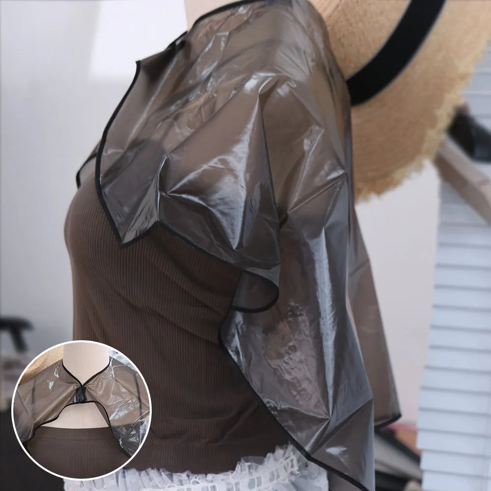 Thicken Hair Cutting Collar Non-stick Hair Barber Cloth Hairdressing Hair Dye Gown Haircut Cape Antistatic Perm Baking Oil Cape