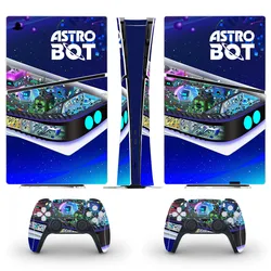 Astro Bot PS5 Slim Digital Skin Sticker Protector Decal Cover na kontroler konsoli PS5 Slim Sticker Vinyl