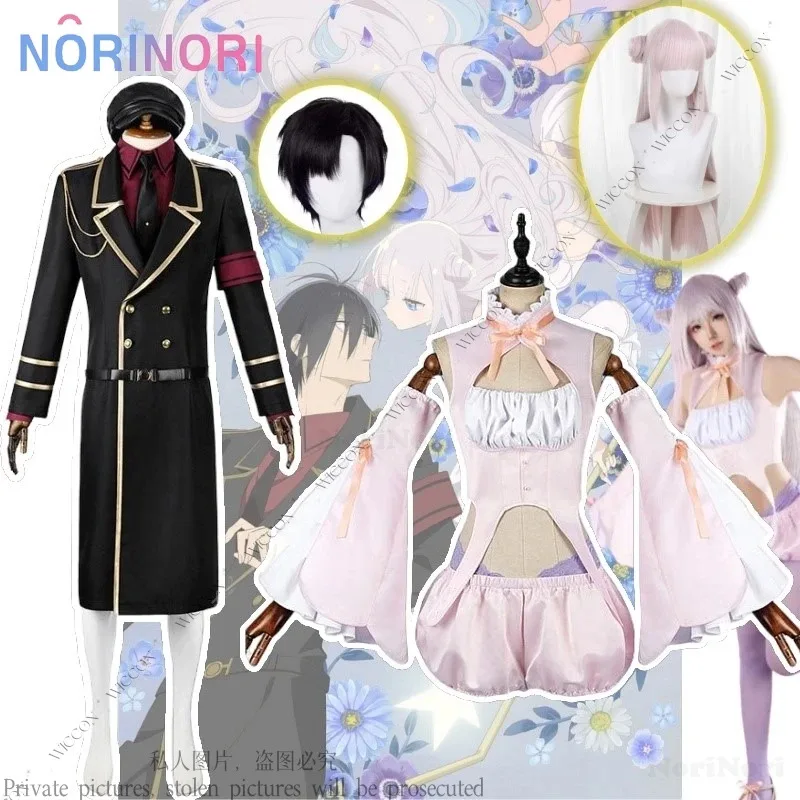 2025 Byakuya Mimori Shun Miller جديد أنيمي الفتاة السحرية والملازم الشرير المستخدمة لتكون شعر مستعار تأثيري أزياء Archenemies
