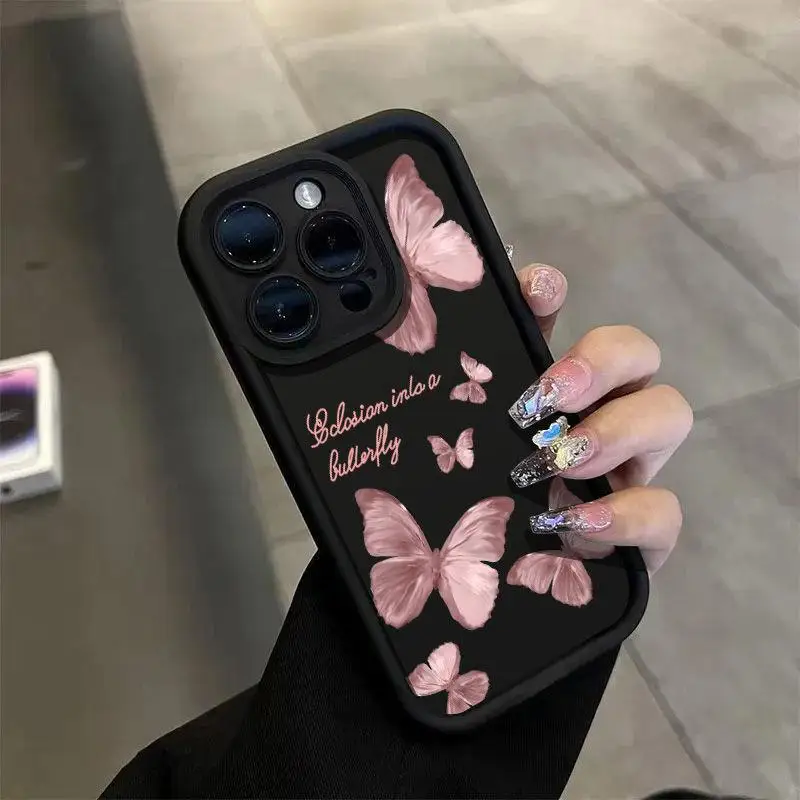 Butterfly Case for Infinix Note 30 GT 10 Pro Hot 40 30i 30 20 10 Play 40i Zero 30 Tecno Camon 20 Spark 10 20C Smart 8 7 Cover