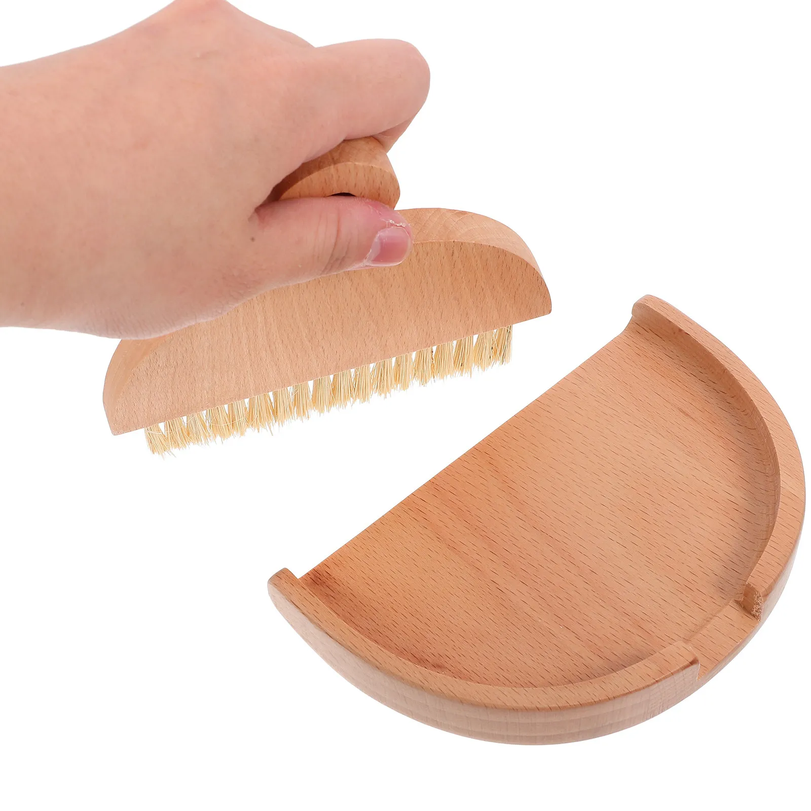 1Set Small Cleaning Brush and Dustpan Set Exquisite Design for Desk Cleaner Keyboard Car Detailing Brush Multi-Function Whisk