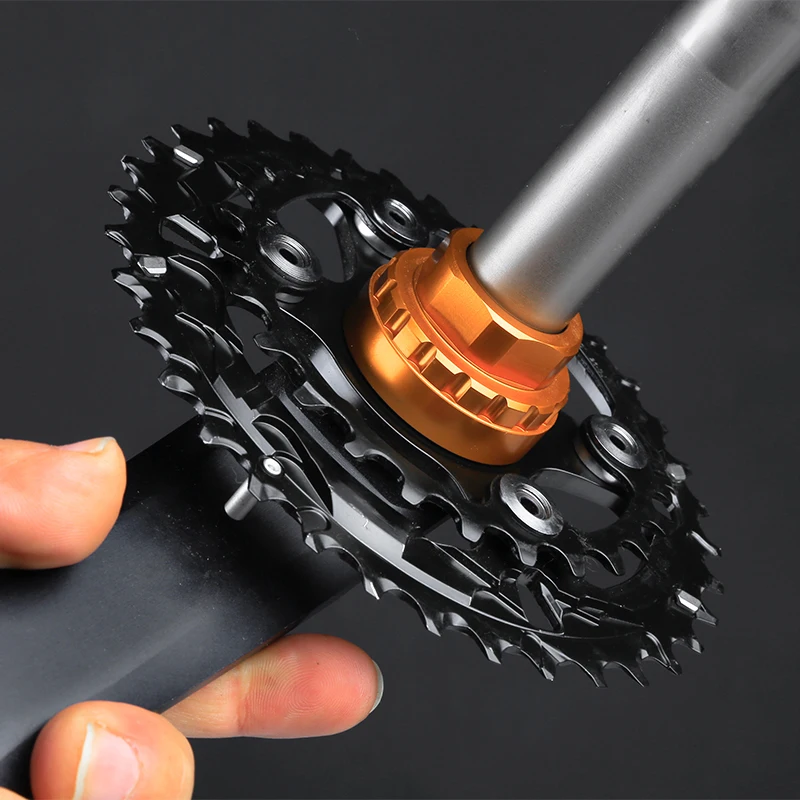 Herramienta de montaje de plato de 12 velocidades para Shimano SM-CRM95 SM-CRM85 SM-CRM75 TL-FC41 FC41 M9100 M8100 M7100 herramienta de reparación manivelas