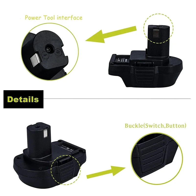 MT20RNL for Ryobi 18V  Adapter for Makita 18V Li-ion BL1860B/BL1860 Battery Used Converter for Roybi 18V Battery Adapter Tool