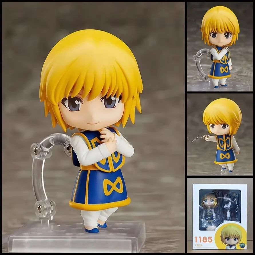 Hunter×Hunter Q Version Nendoroid Anime Action Figure Killua Kurapika Movable Figurine Face Swap Desktop Ornament Collecton Gift