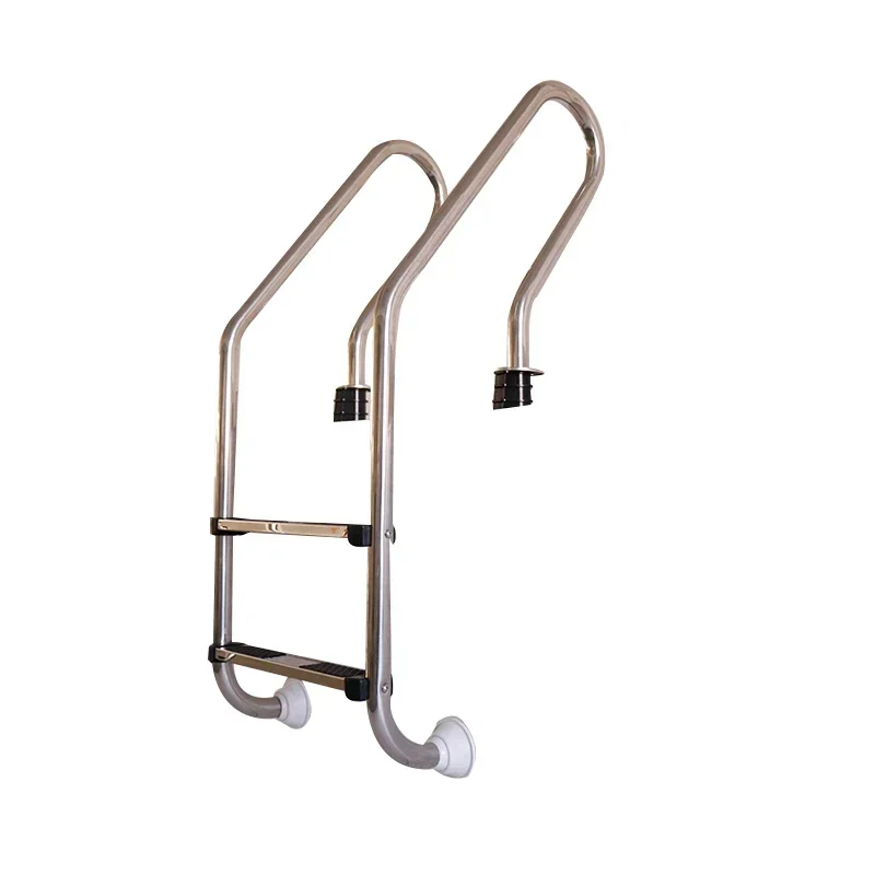 

2026 Stainless Portable Steel Pool Escalator 2 Steps Swimming Pool Ladder Pool Equipment