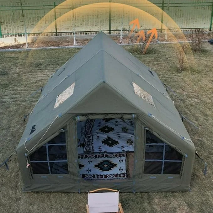 

Outdoor Camping Air Tent Portable Inflatable Cabin Tent Large Space Family Park Windproof Waterproof Outdoor