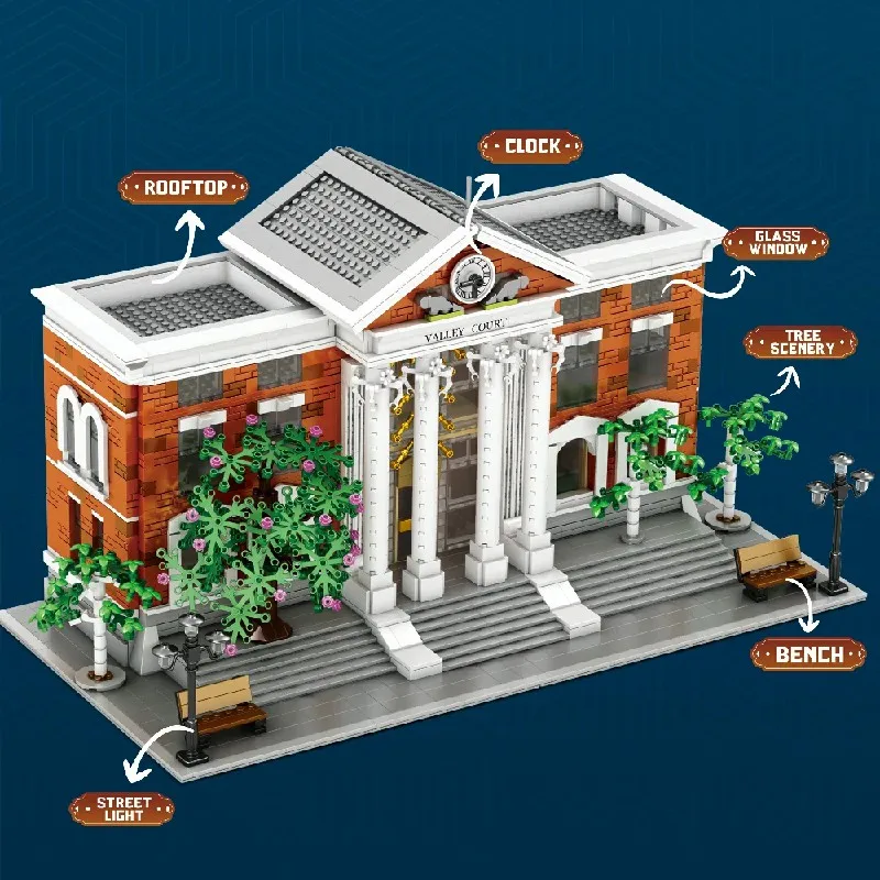 Kit De Bloques Micro Mini Casa Blanca – 2300+ Piezas 3D, Réplica Arquitectónica Para Adultos Y Adolescentes, Regalo Educativo Y Anti-estrés