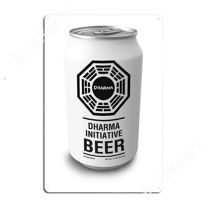 Dharma Initiative Beer Metal Signs Wall Mural Living Room personalized Plaques Tin sign Posters