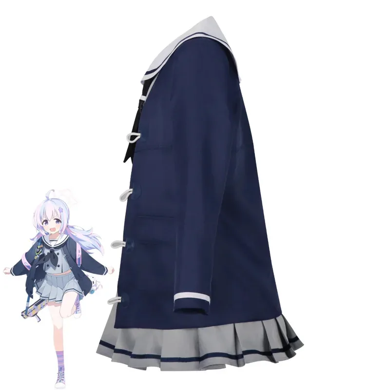 Game Blue Archive Uzawa Reisa Cosplay Costume The Animation Japan and South Korea JK School Uniform Coat Wig Woman Kawaii Suit