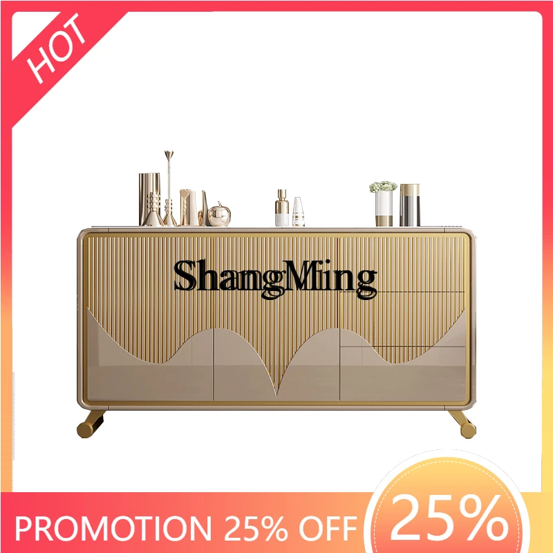 

ZYY Home High Value Light Luxury Modern High-end Rock Slab Dining Side Tea Cabinet Entry Living Room aisle cabinet