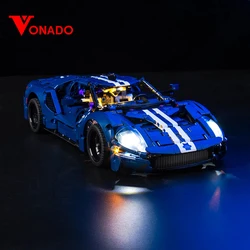 Vonado LED Lights For 2022 Ford GT 42154 Lighting DIY Toys (Not ​Include the Model)