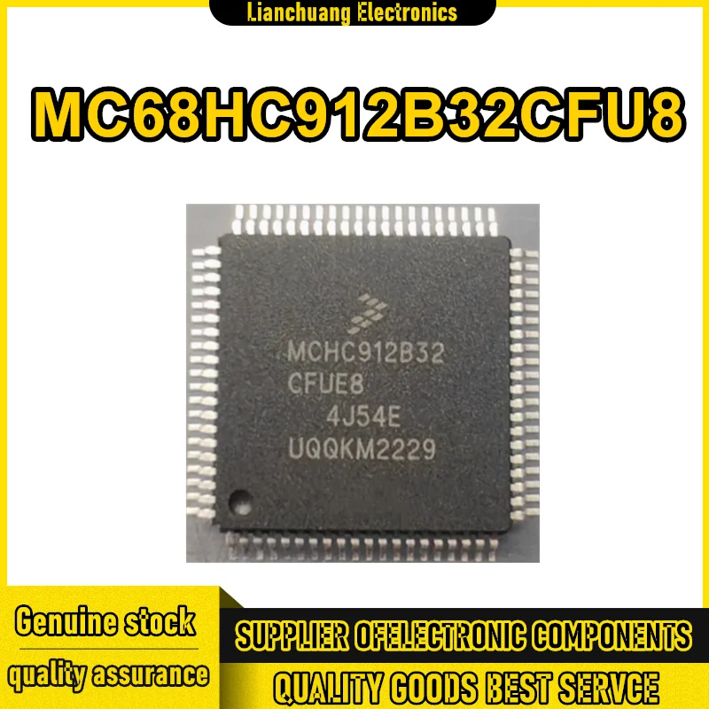 

2PCS New Original MC68HC912B32CFU8 MC68HC912B32 MC68HC912B32CFUE8 QFP-80 in stock