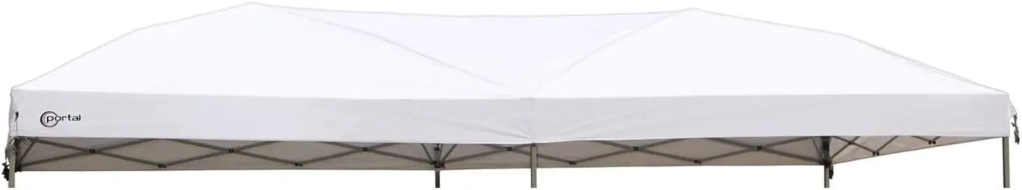 

10x20 Canopy Replacement Cover, Pop Up Canopy Tent Top Cover Without Frame Legs Instant Patio Gazebo Pergola Sun Shade, White