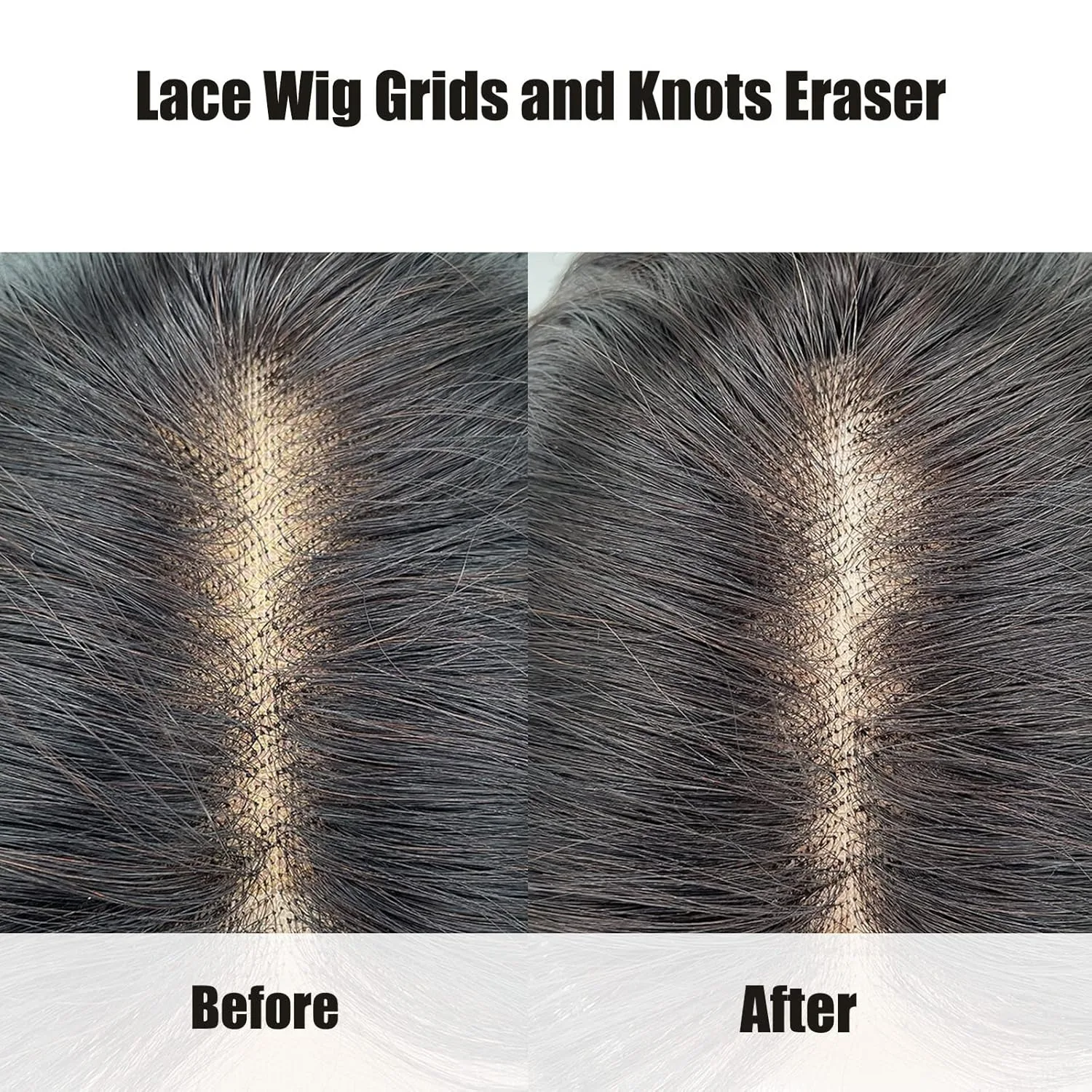 Silicone Fake Scalp Tape Makes Wigs Realistic Looking Scalp-like Lace Wig Grids Knots Melting Tape Eraser, Natural Easy to Use