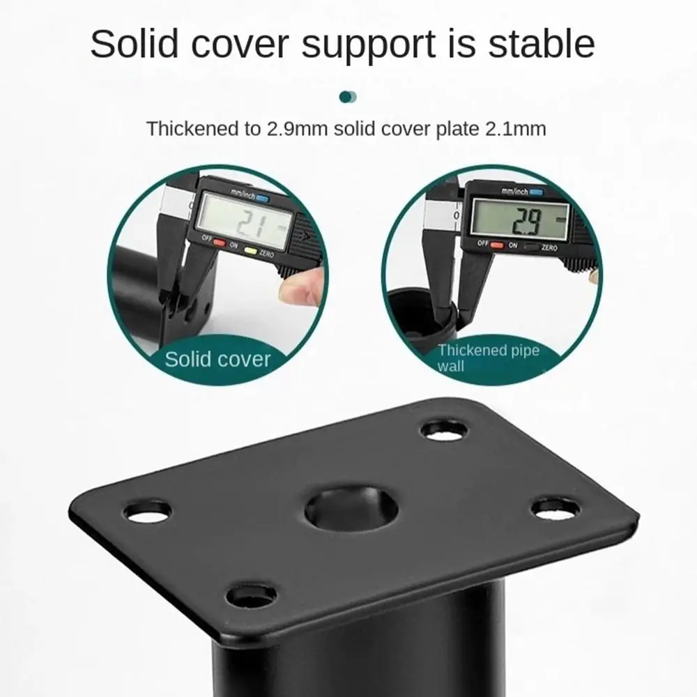 Nuove gambe per mobili in acciaio inossidabile Piedini da tavolo di ricambio regolabili Hardware Piede di livellamento per divano durevole per uso domestico