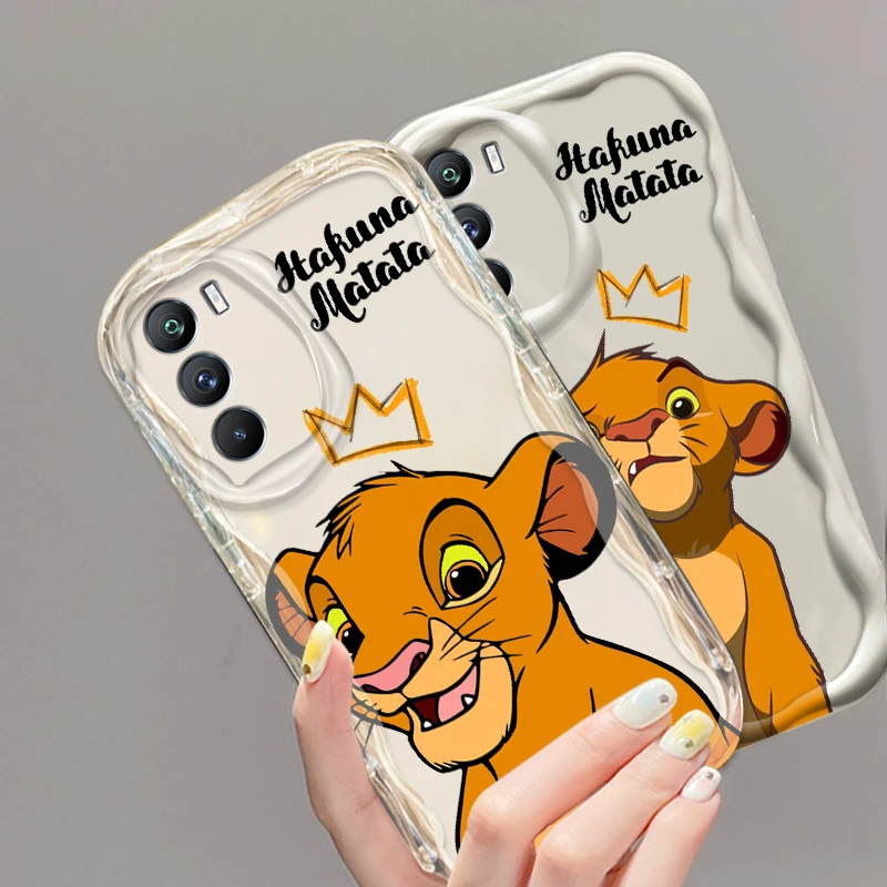 Disney Lion King Cute Simba For Xiaomi Mi 14 12 12T 11 Lite Poco M6 X6 X5 X4 X3 M3 F4 Pro GT NFC 5G Wave Oil Funda Phone Case