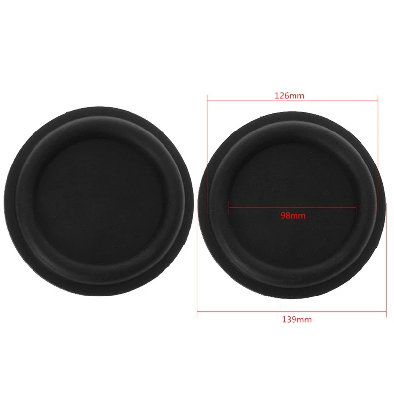 2-Pack 4-Inch Speaker Passive Radiators - Woofer Vibration Membranes For Car Audio | Bass Enhancement Diaphragms