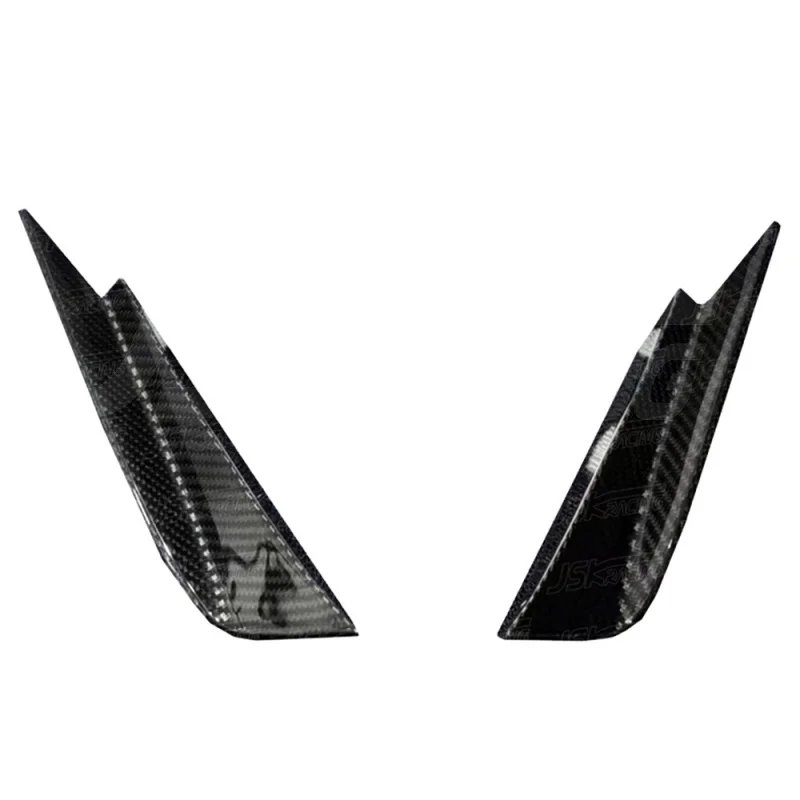 

Mans Style Dry Carbon Fiber Front Bumper Canards For 2020-2023 Maserati Mc20