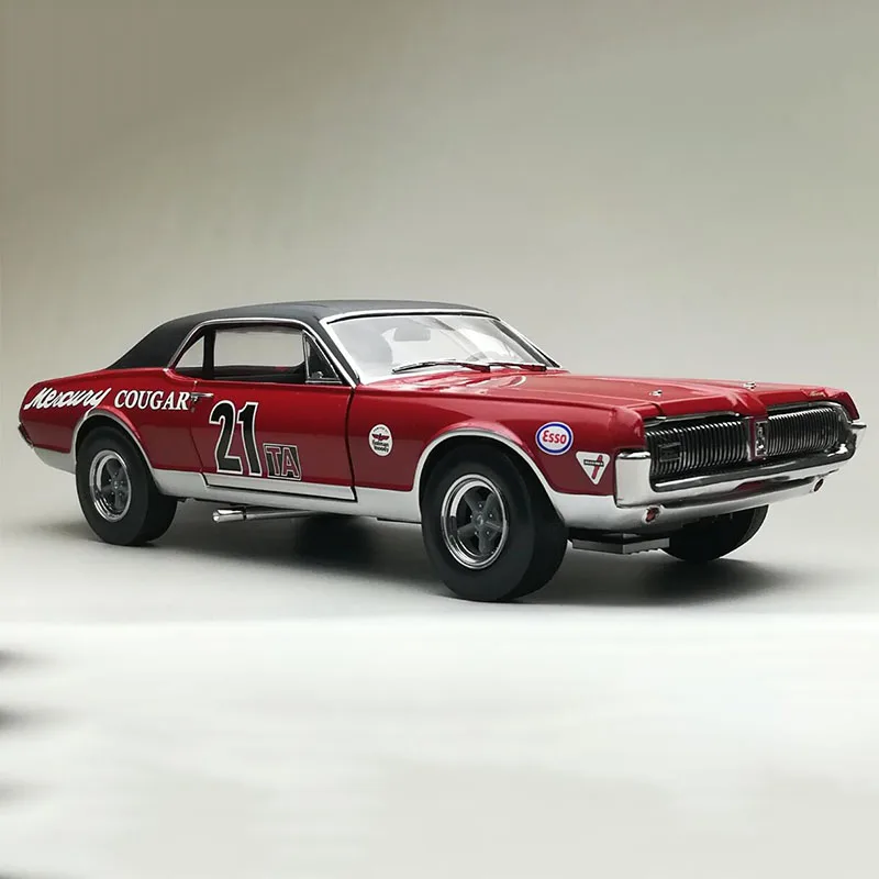 SunStar 머큐리 쿠가 레이싱 시뮬레이션 합금 자동차 모델, 정적 디스플레이, 수집용 장난감 선물, 기념품 장식, 1/18 체중계 1967