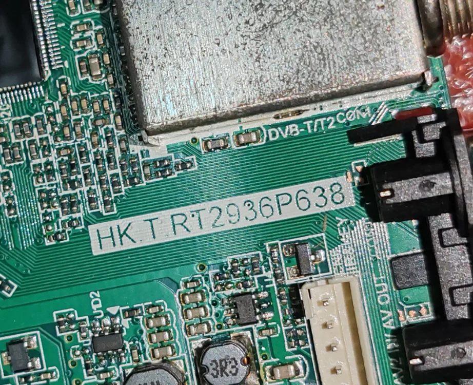 

HK.T.RT2936P638 Three in one TV motherboard, physical photo, tested for 74--82V 300ma PT320AT01-1