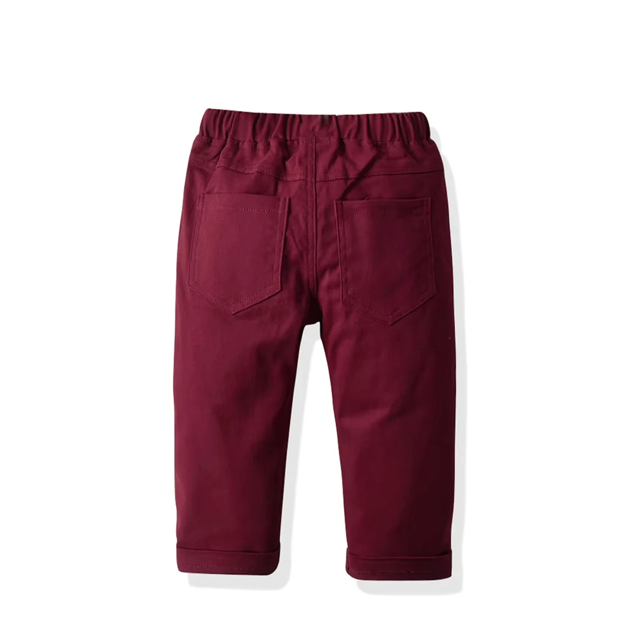 Weihnachtliches Hemd-Set mit Hosenträgern für Jungen von 1-7 Jahren, Langarm, Frühling-Herbst-Partyanzug, Weiche Baumwolle, Kinderkleidung – Detail 11