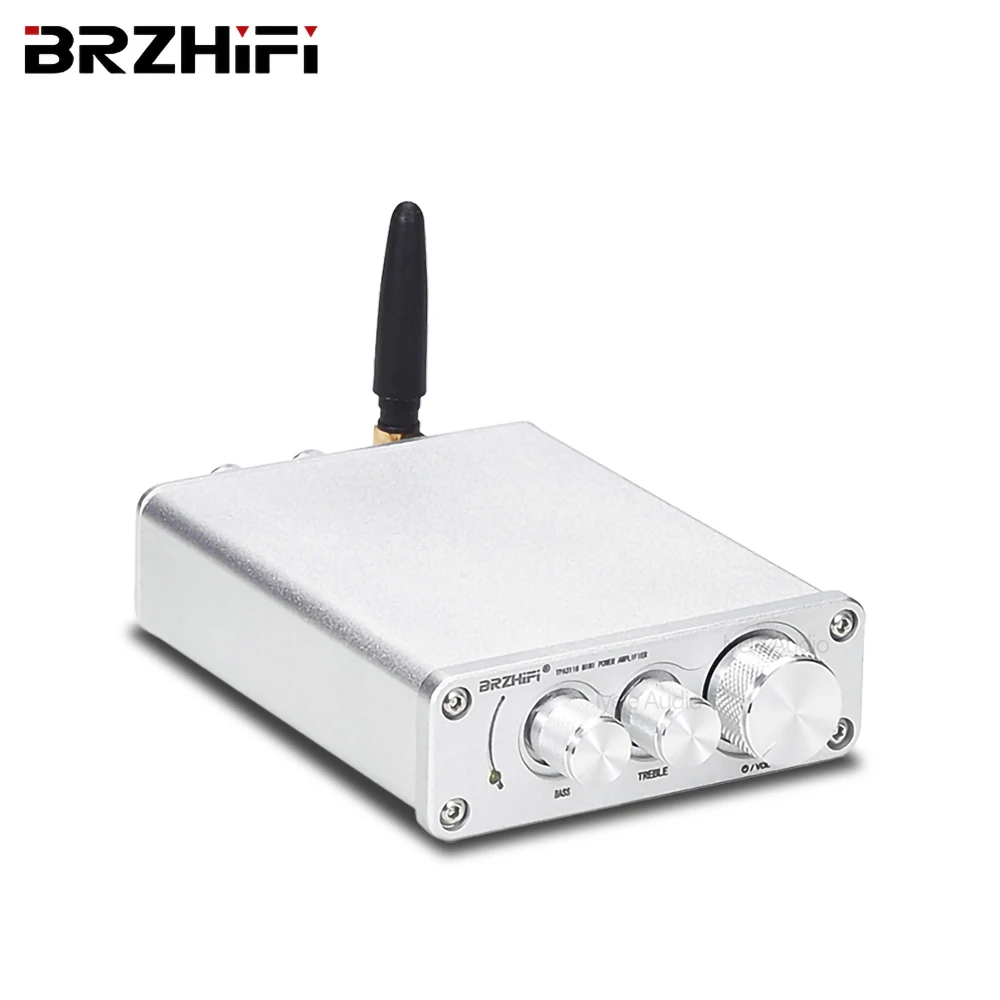 

Mini desktop amplifier TPA3116 stereo Bluetooth 5.0 100W HiFi home audio sound amplifier with sound adjustment