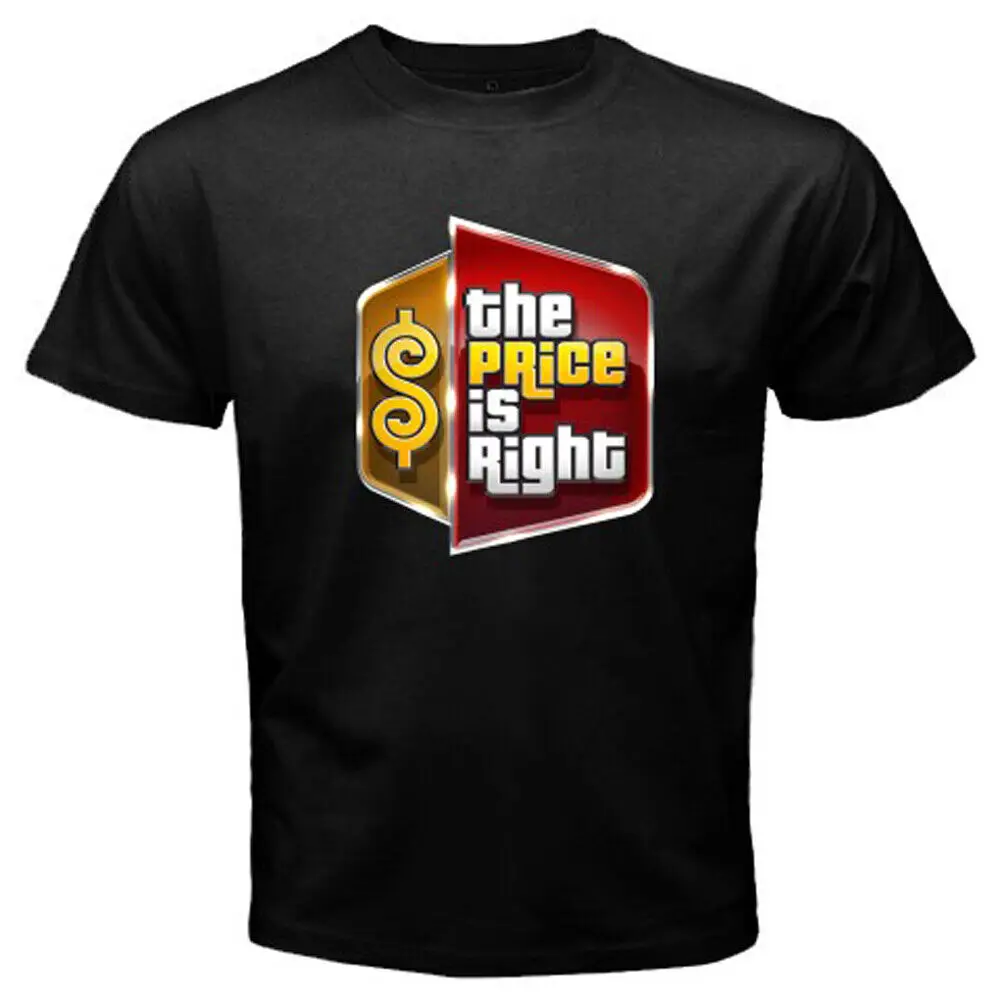 

Мужская черная футболка The Price is Right TV Show, размер S-5XL