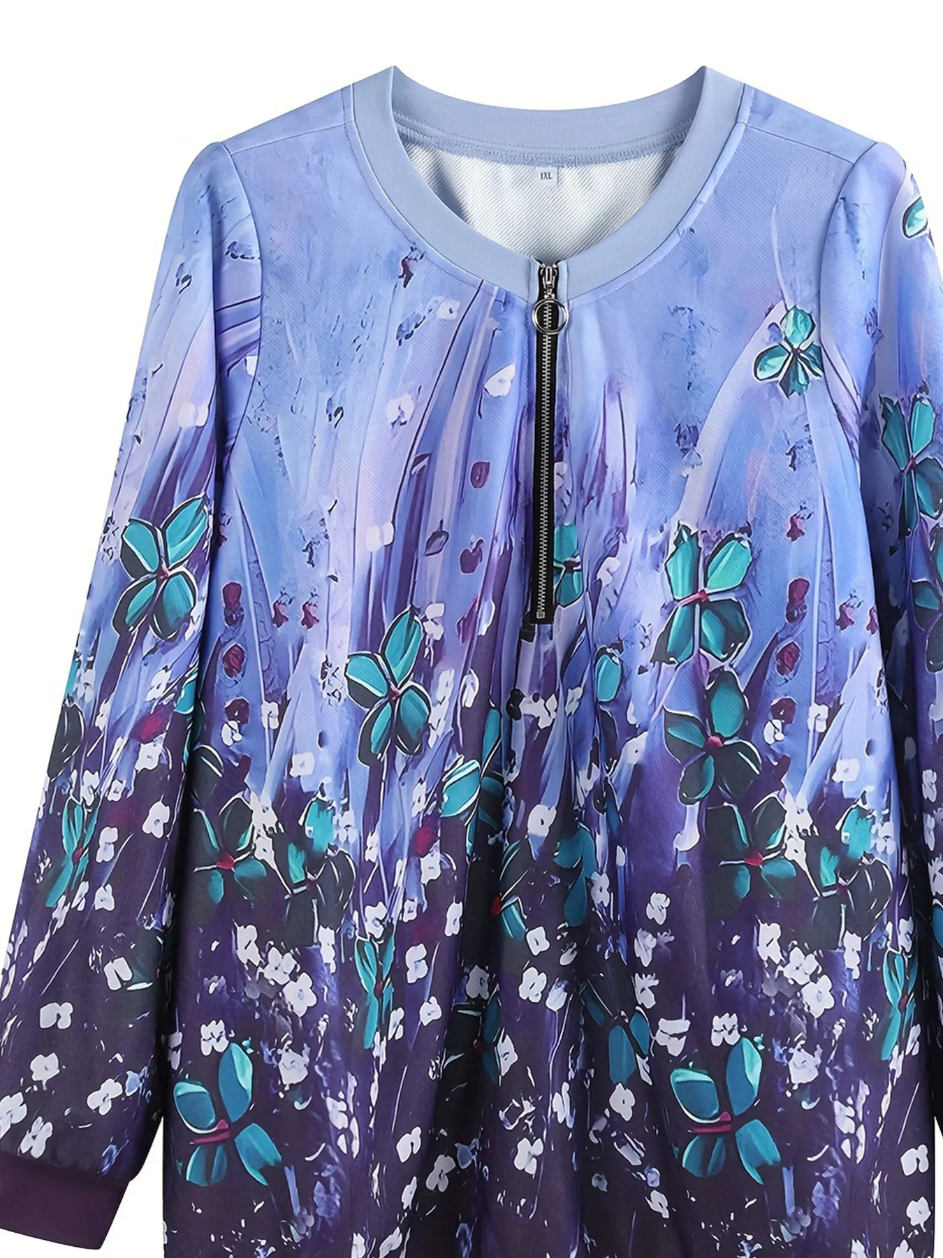 Women Plus Size Knitted Spring And Autumn Shirt