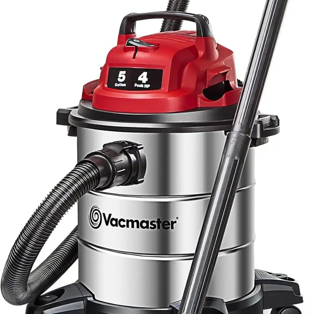 

5-Gallon* 4 Peak HP Stainless Steel Wet/Dry Vacuum – VOC508S 1101