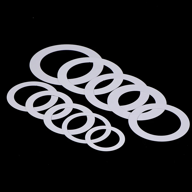(.) LED Spotlight Downlight O Rings White Lampshade Ring Adapter Concealed Spacers Shims Washers Light Stand Extension Gaskets