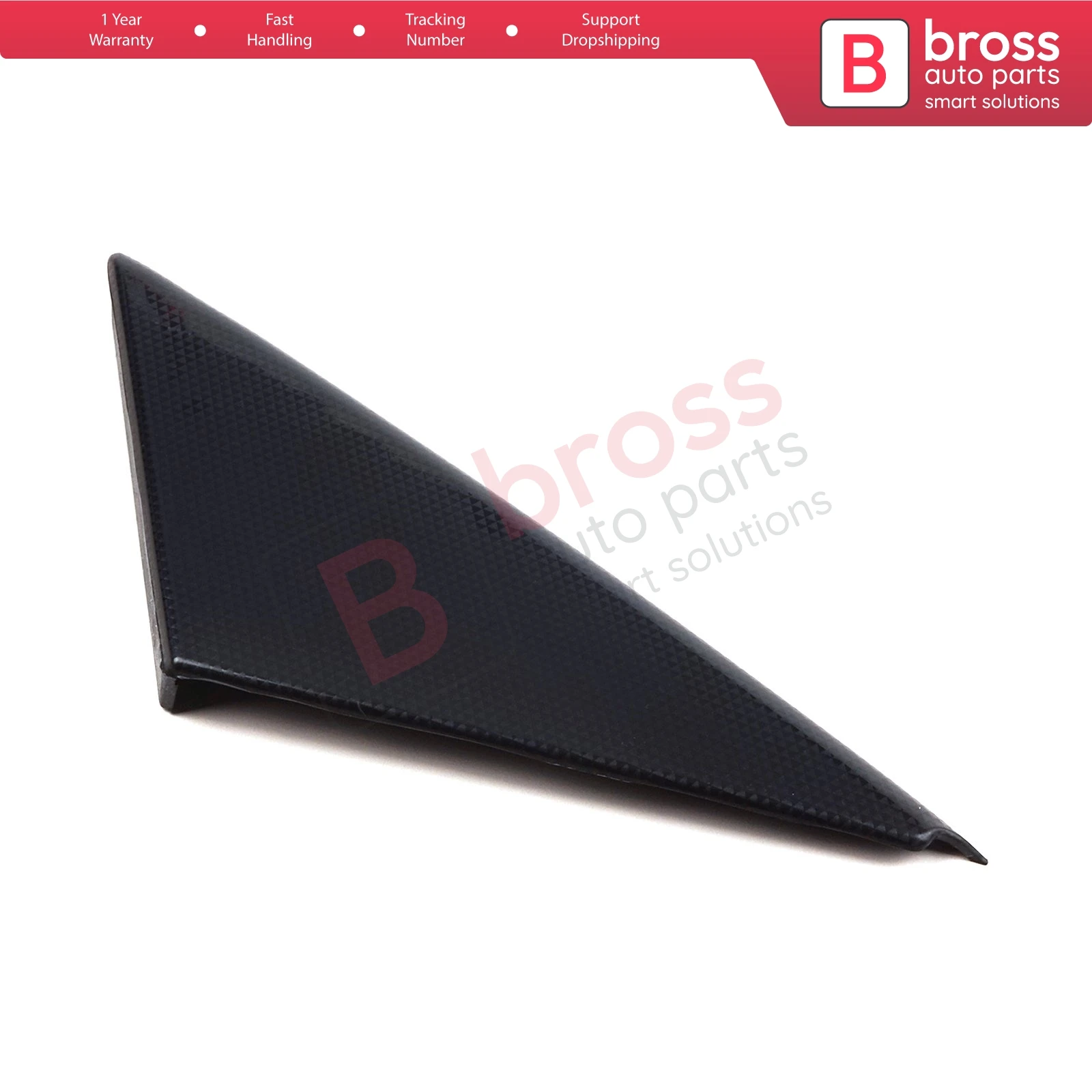 BSP1111-2 Right Side Wing Mirror Front Outer Corner Triangle Molding Cover 90545856 for Vauxhall Opel Vectra B 1995-2002