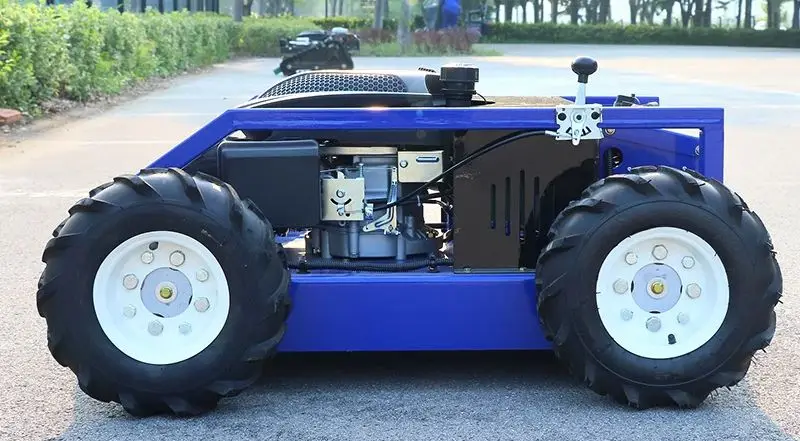 

Customized Self-propelled Lawn Mower Garden Reclamation Fully Automatic Weeder Lawn Mower Crawler Remote Control Lawn Mower