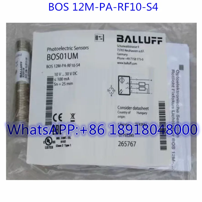 

Новый датчик BOS01UM BOS 12M-PA-RF10-S4, быстрая доставка