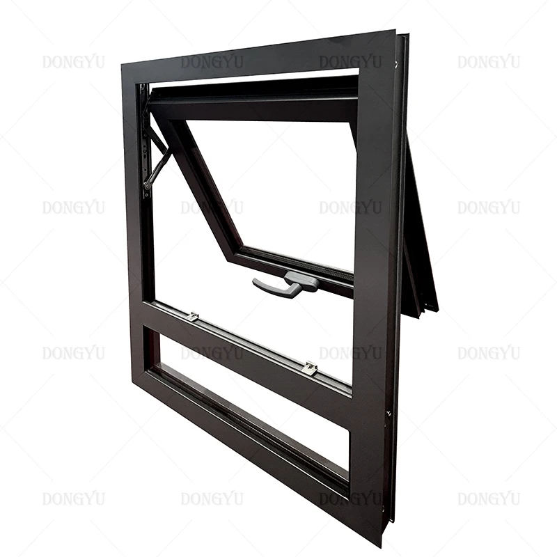 Commercial Wholesale Aluminum Frame Awning Double Glazed Flip Window