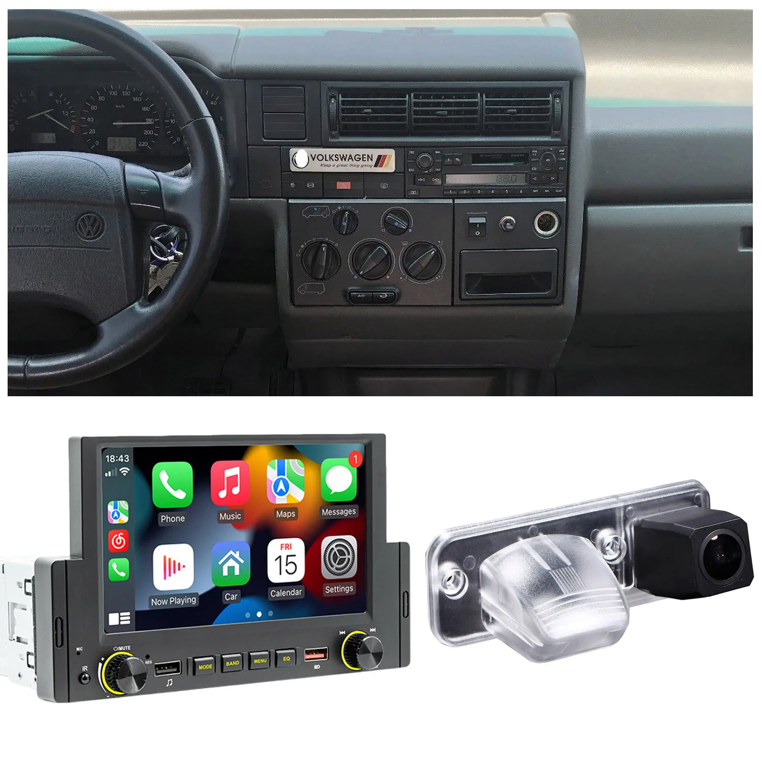 Bluetooth Carpaly GPS Android Car radio Navigation+HD Reverse camera For VW Transporter Caravelle Multivan T4 IV 4 Pritsche Bus