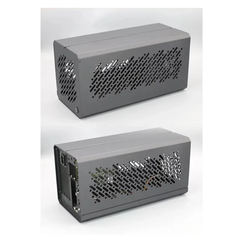 Oculink Thunderbolt3/4 USB4 Chassis Frame Case para TH3P4G3 GPU Dock Metal Frame Case ATX37 Case