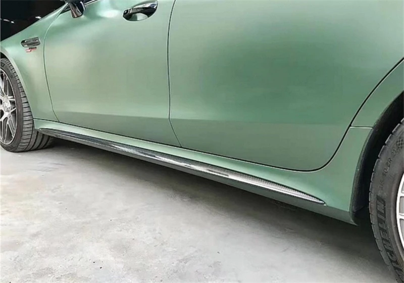 メルセデスベンツ AMG GT50 GT53 GT63 ReaI カーボンファイバーバンパーフロントリップリアリップサイドスカート尾翼風スポイラーキット