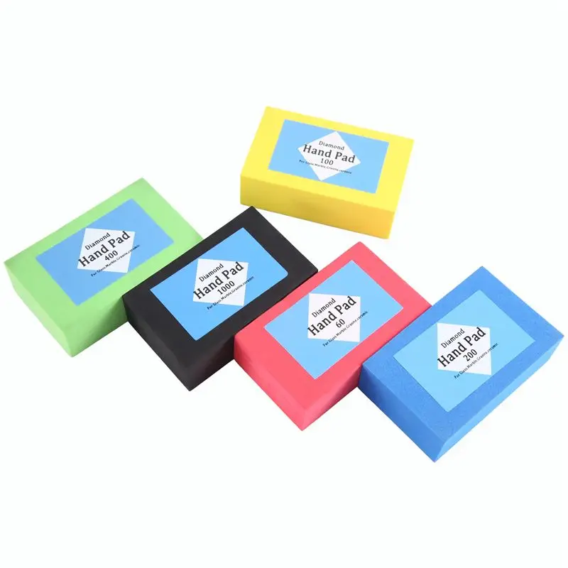 

AEE8-5PCS Sanding Pads Kit 60/120/240/400/1000 Grit Sanding Block Foam Backing