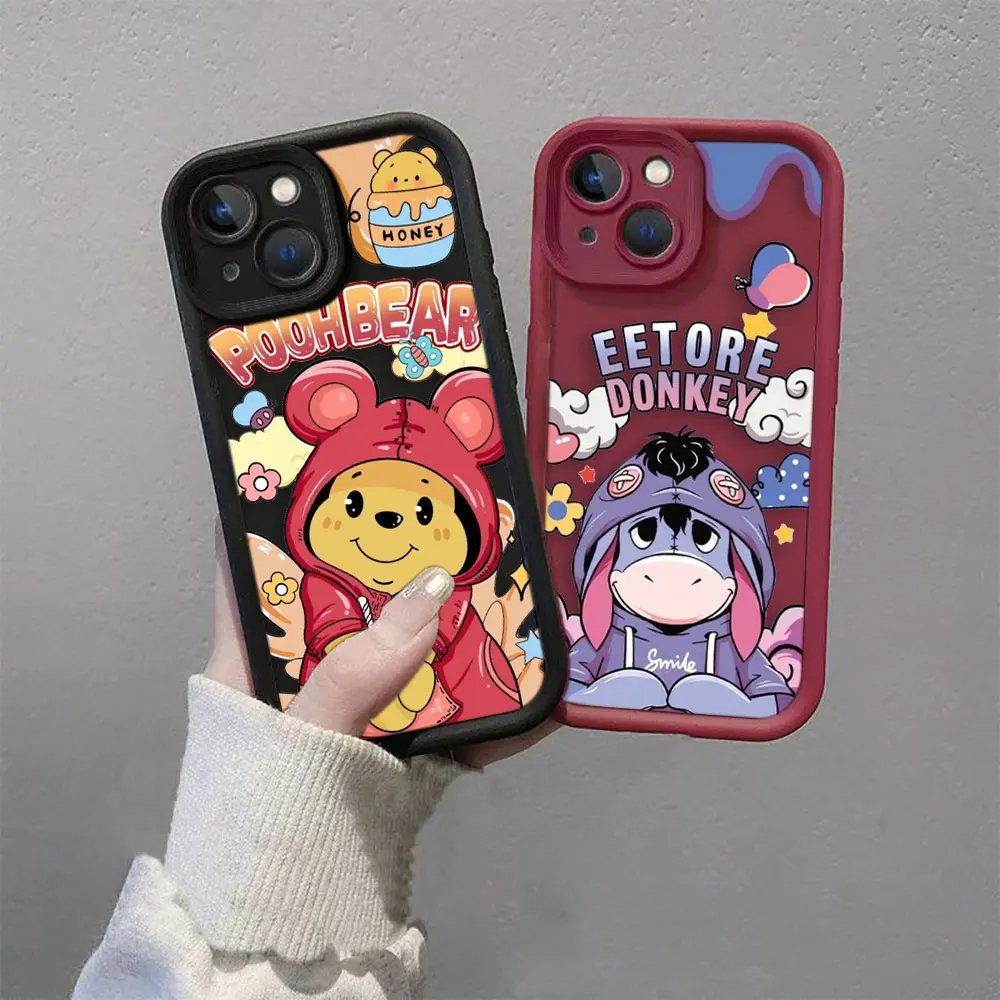 Disney Winnie The Pooh Piglet Case For Infinix CAMON SPARK 10 HOT 20 NOTE 12 ZERO 30 30I 40 40I 50 SMART 7 8 9 30C GO POVA Case